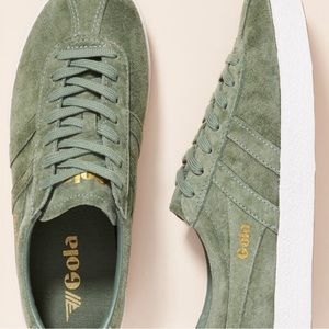 Gola Suede Sage Green Tennis Shoes Women